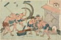 escenas callejeras recién publicadas 11 Katsushika Hokusai Ukiyoe